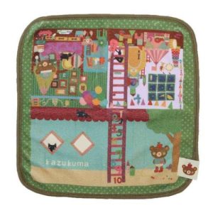 ミニタオル かずくま タオルチーフ ルーム1 汗拭きタオル ハンカチタオル