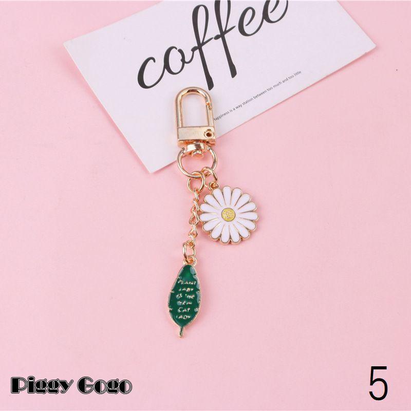 キーホルダー ストラップ レディース フラワー 花 リボン ハート チロリアンテープ かわいい おしゃれ バッグチャーム 根付け - 画像 (6)