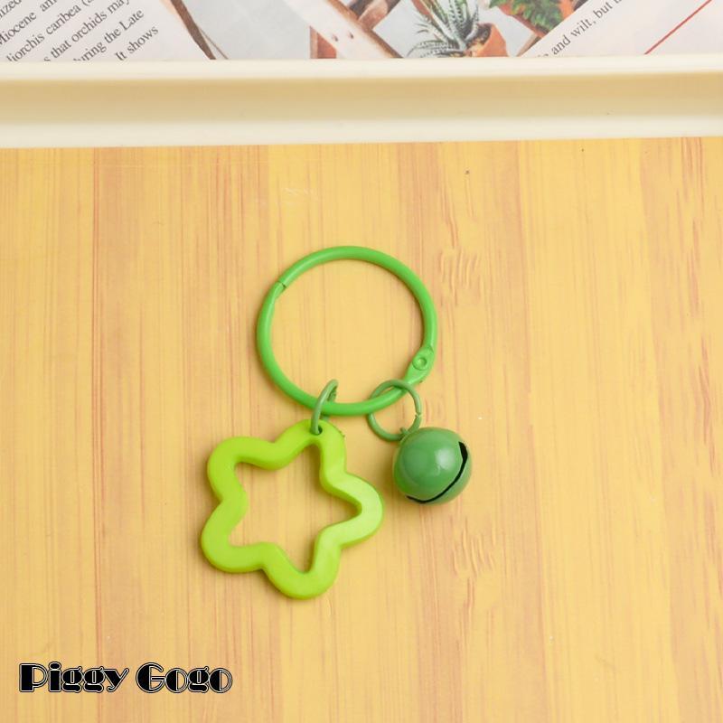 キーリング キーホルダー バッグチャーム 小物 雑貨 メンズ レディース 男女兼用 星 スター 鈴付き 音が鳴る 目印 チャーム お揃い おしゃれ カ - 画像 (5)