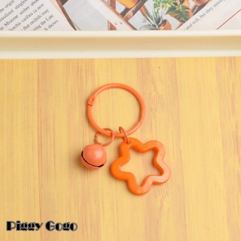 キーリング キーホルダー バッグチャーム 小物 雑貨 メンズ レディース 男女兼用 星 スター 鈴付き 音が鳴る 目印 チャーム お揃い おしゃれ カ - 画像 (6)