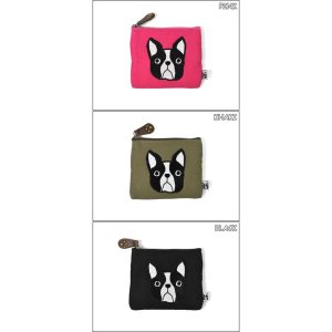 flapper_bags ポーチ 小物入れ 化粧ポーチ レディース おしゃれ 小さめ 使いやすい ミニポーチ/FLAPPER フラッパー/ブブリン 犬 イヌ いぬ/ポケットティッシュケース付き