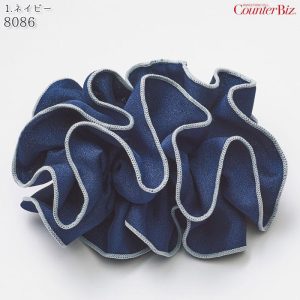 リングコサージュ 8086 ネイビー ゴールド 光沢 スカーフアレンジ 日本製 カウンタービズ ハネクトーン