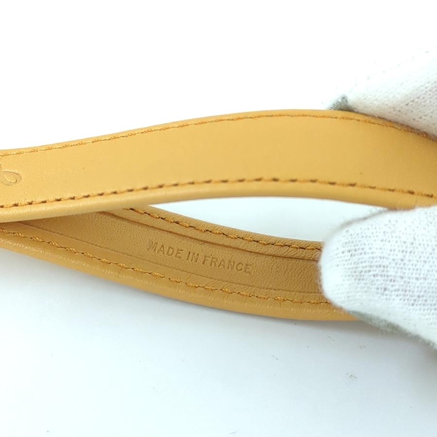 agnes b. アニエスベー キーホルダー キーリング フランス製 黄土カラー - 画像 (8)