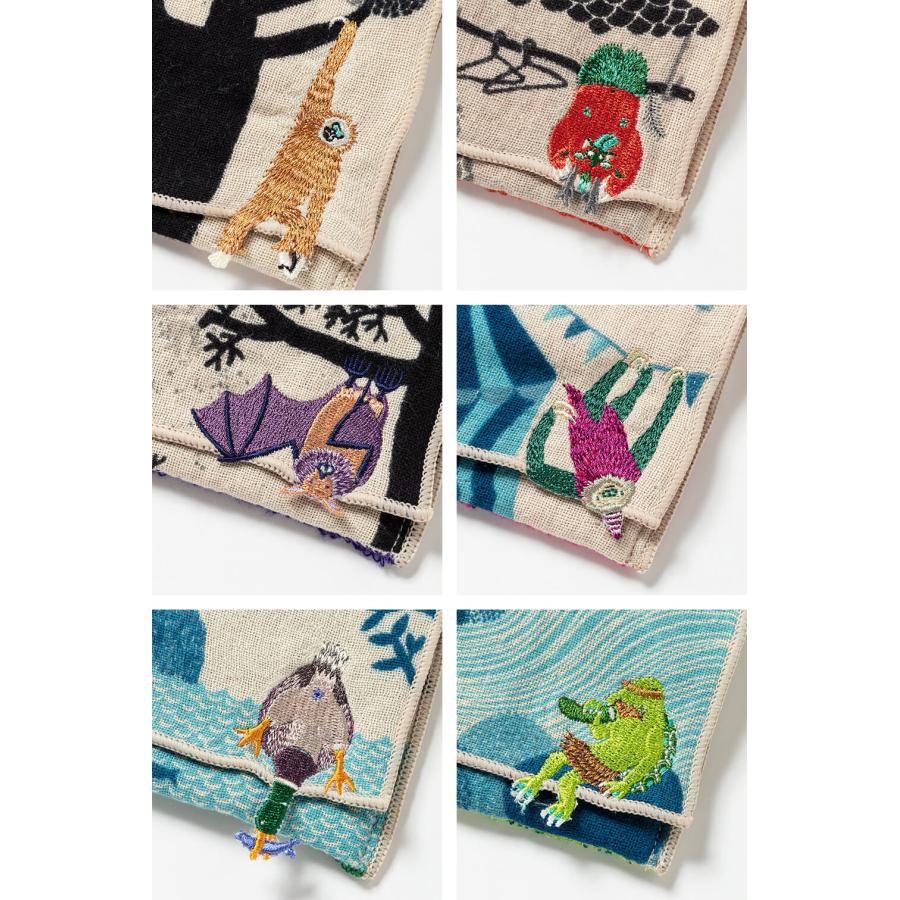 moritaMiW 森田miW ハンカチ ポーチハンカチ ハンカチタオルサイズ 12cm×22cm morita miw (モリタミウ) ギフト メンズ レディース おしゃれ かわいい - 画像 (9)